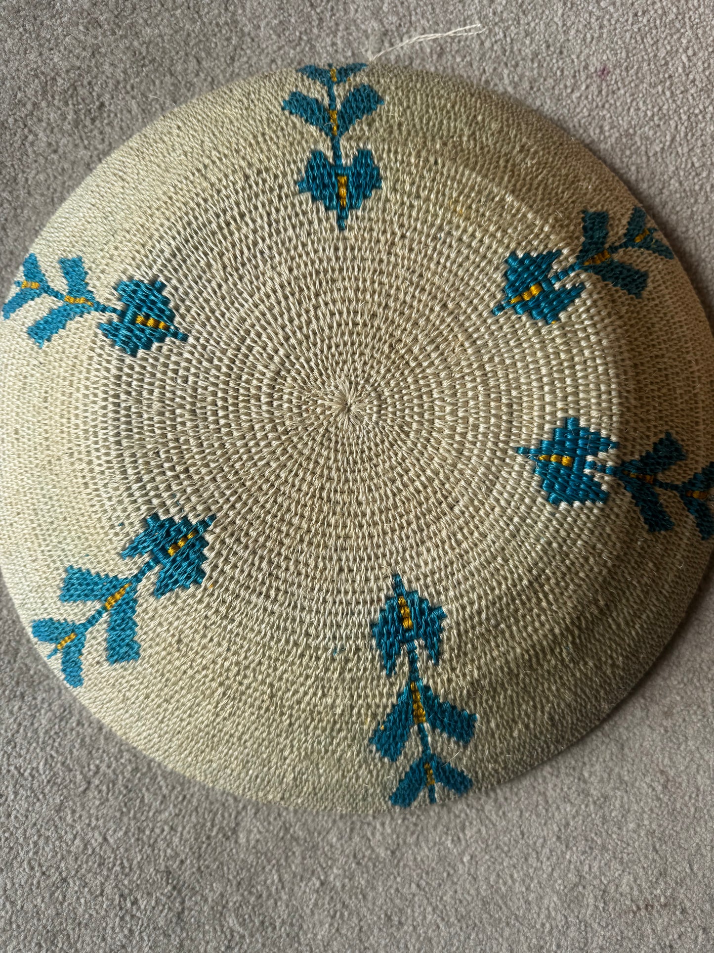 Blue & Yellow Basket