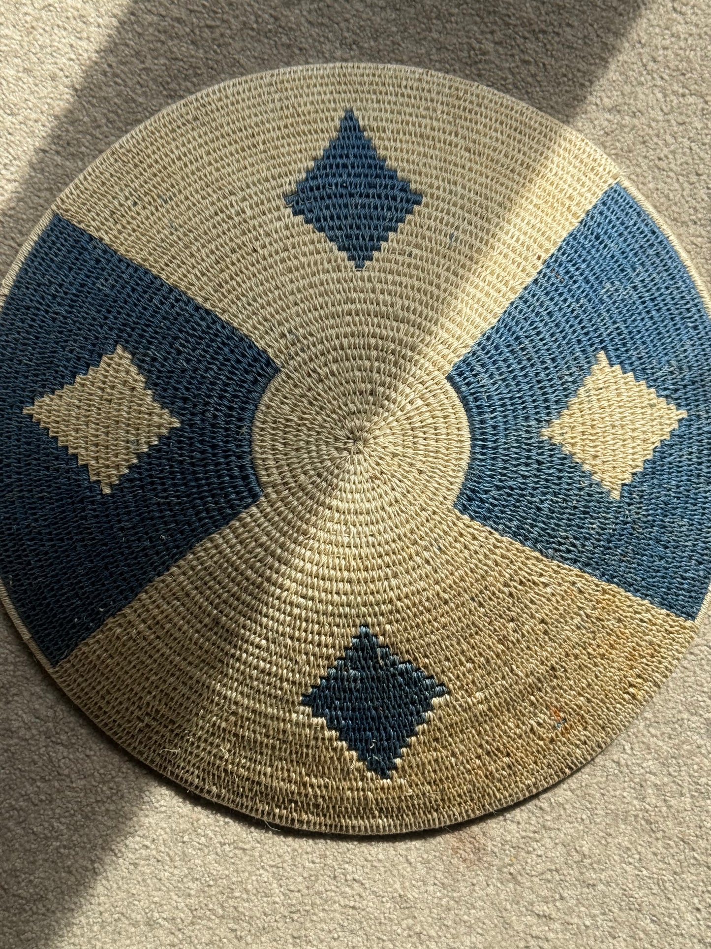 Blue & Cream basket